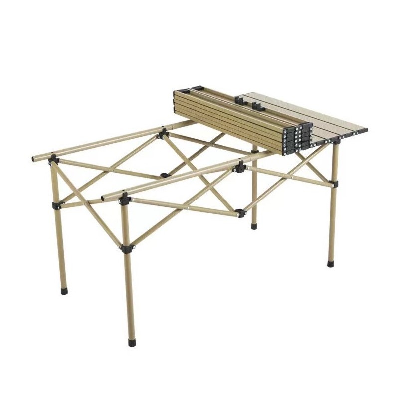 Masă de camping pliabilă cu capac 95 x 56 x 50 cm Gri