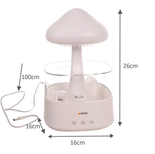 Umidificator de design + lampă de noapte