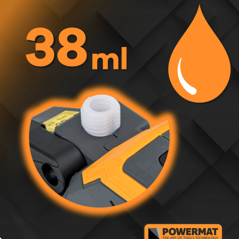 Mini ferăstrău cu lanț fără fir cu accesorii PM-MPA-2AHM