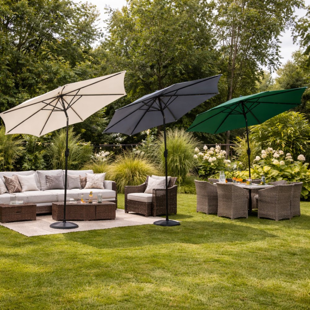 Parasol de grădină 270 cm cu înclinare