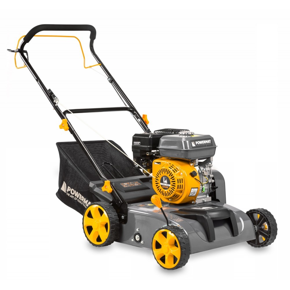 Benzínový prevzdušňovač a vertikutátor PM-AWS-65 s výkonom 6,5 HP