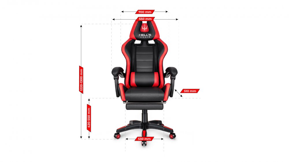 Scaun de gaming HC-1039 Red