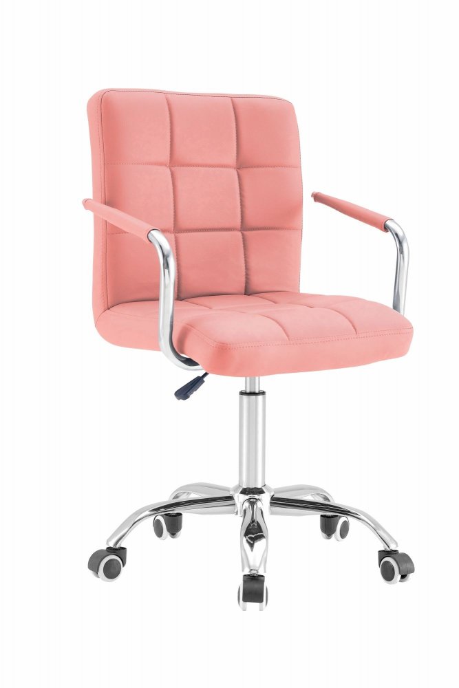 Irodai szék rózsaszín karfával