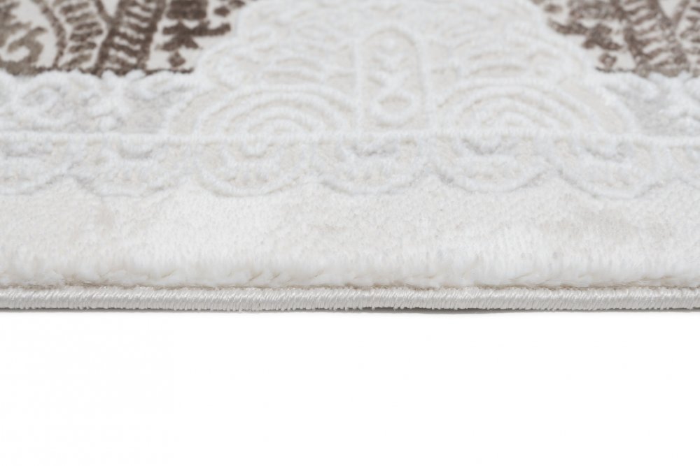 Covor fin de epocă cu ornamente maro Lăţime: 80 cm | Lungime: 150 cm