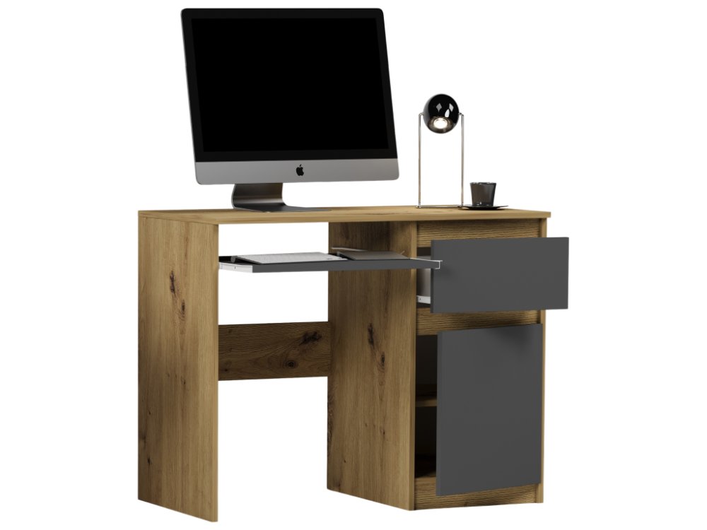 Birou modern de birou MODERN N-33 - diferite variante de culoare artisan mix antracit