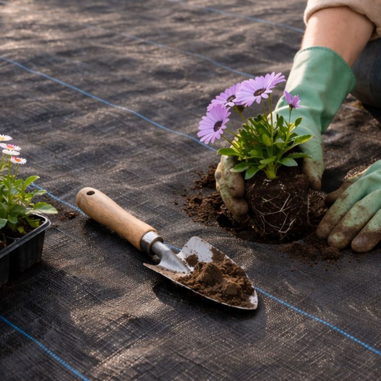Agrotextíliaprotiburine90g/m²+50upevňovacíchkolíkovŠírka:3,2m|Dĺžka:50m