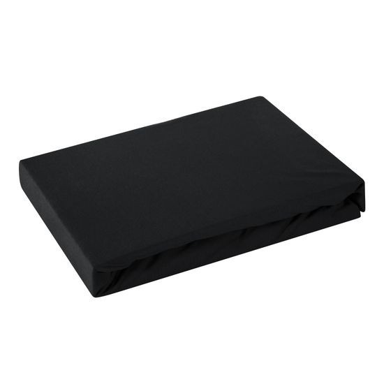 bavlnenánapínaciaplachtanaposteľsgumičkouŠírka:140cm|Dĺžka:200cm 63542_126457 čierna