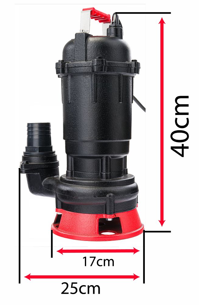 Pompă submersibilă pentru fose septice cu tocător RTPDSR0071 750W
