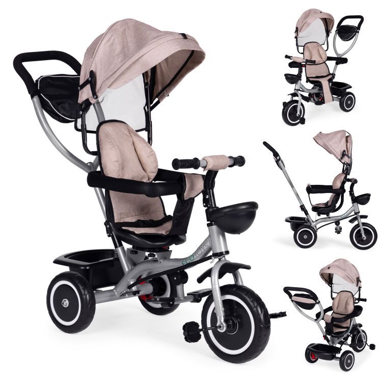 Detskýtrojkolesovýbicykel2v1béžová68656_124699