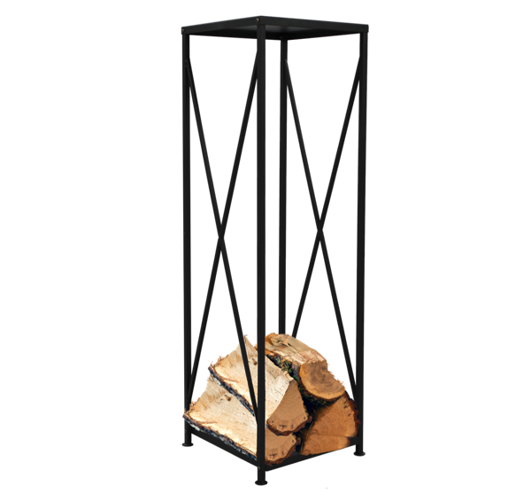 Suport pentru lemne de foc 34 x 34 x 111 cm