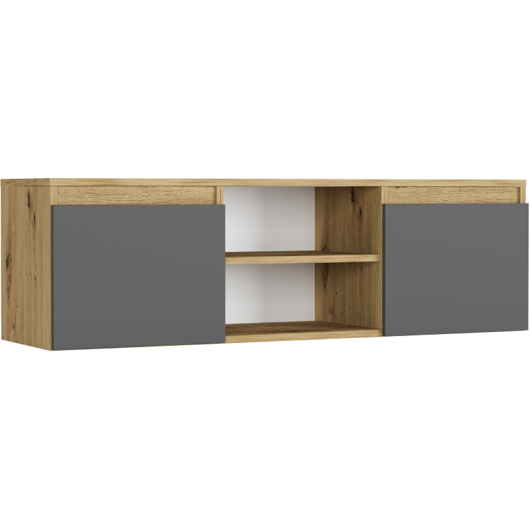Suport TV modern fără mânere MODERN 120 cm - diverse culori artisan mix antracit