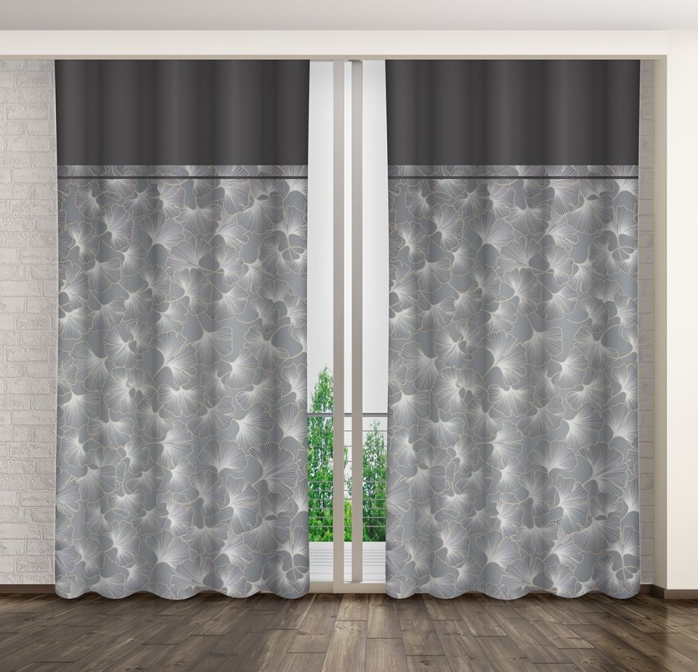 ElegantnédlhésivézávesyspotlačoulístkovačiernymlemomDĺžka:250cm