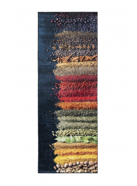 Covor de bucătărie în culori bogate de mirodenii Lățime: 80 cm | Lungime: 300 cm