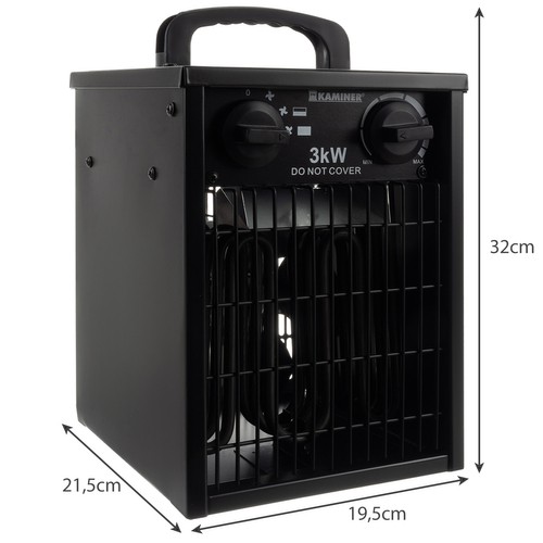 Încălzitor electric puternic KAMINER cu ventilator